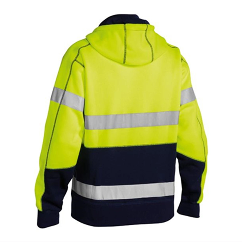 Hi Vis Yellow High Visibility Hoodie Breathable Construction Reflective Safety Fr Hoodies