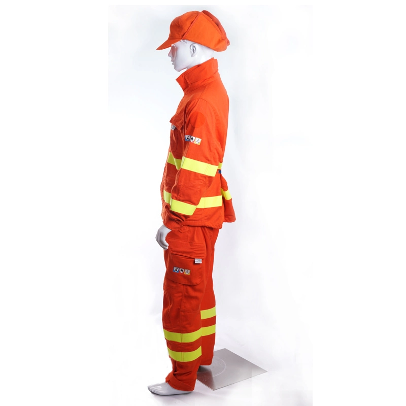 100% Fireproof Materials Fire Resistance Fr Safety Coverall Suit