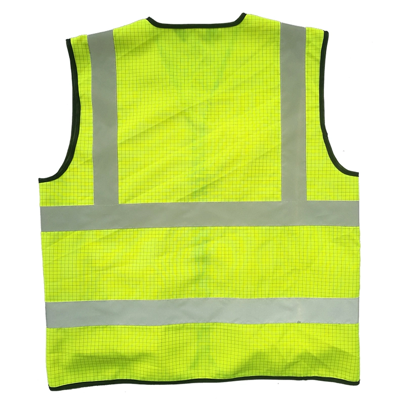 Reflective Custom Logo Fr Anti Static Class 2 Hi Vis Factory Wholesale Traffic Security Vest Yellow Reflective Safety Vest