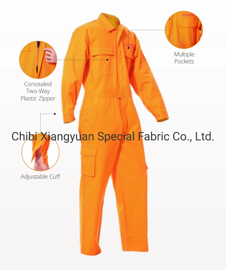 Fireproof Fire Resistance Firefighter Fr Protective Clothing Jacket, Pants Suit with Reflective Tape in Workwear