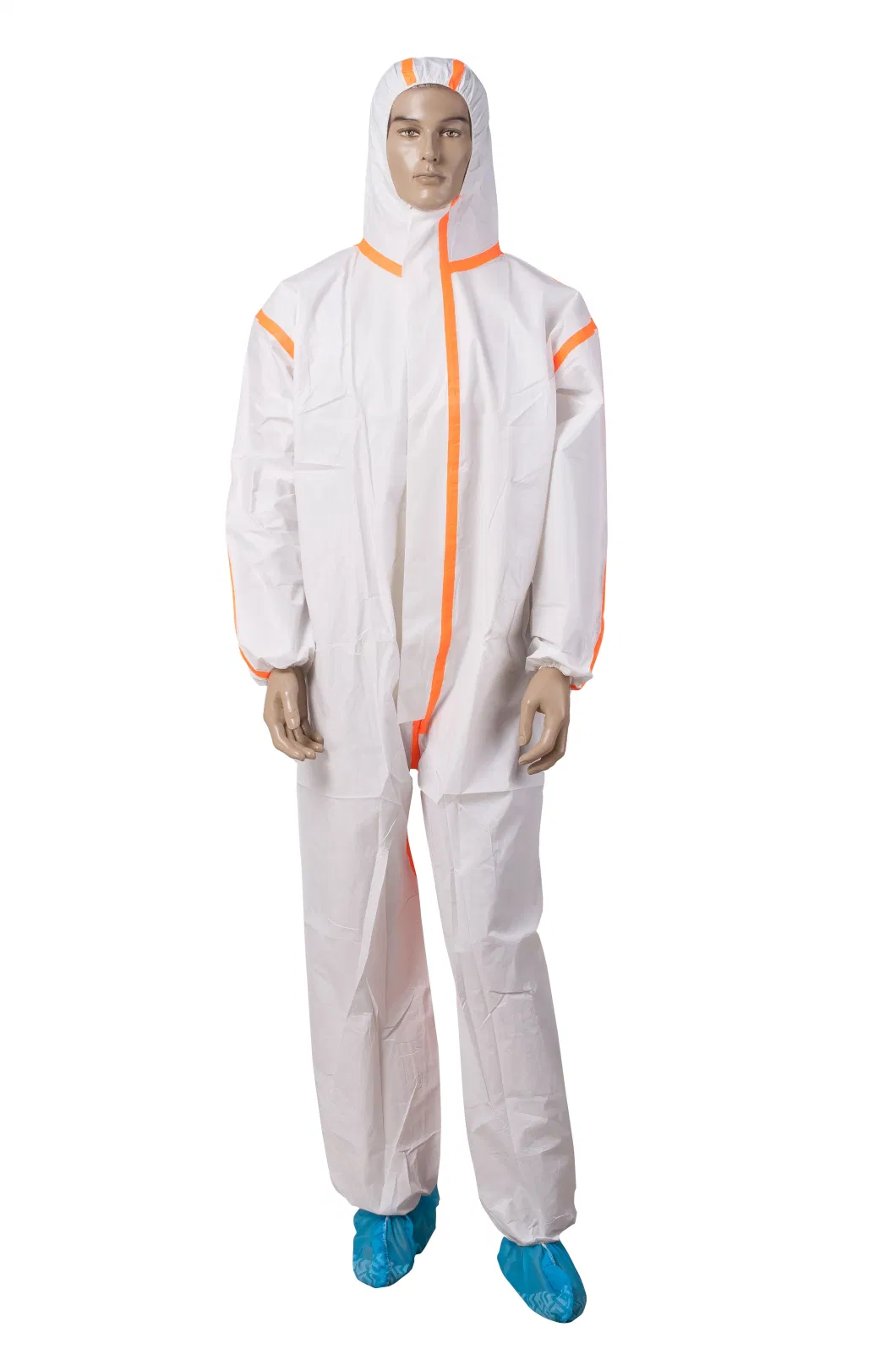 Type 4/5/6 Heat Sealed Tape Seam Disposable Microporous Coverall