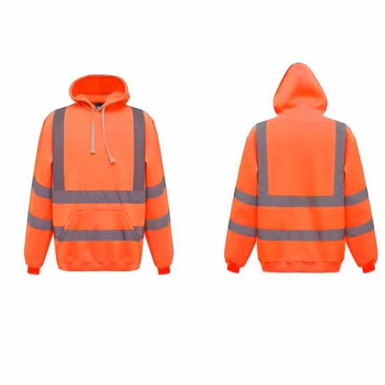 Hi Vis Yellow High Visibility Hoodie Breathable Construction Reflective Safety Fr Hoodies