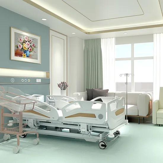 Standard Smart Patient Healthcare 5 Functions Medical Home Nursing Electric Hospital Bed 