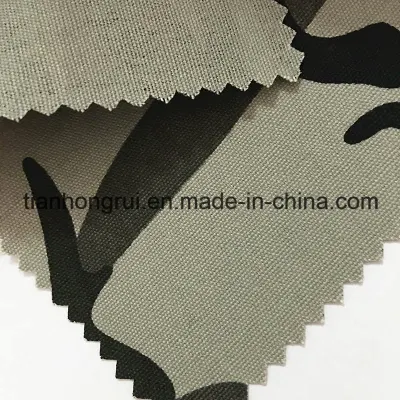 Fr Flame Retardant Camouflage Print Fabric 100% Cottonfor Working Clothes