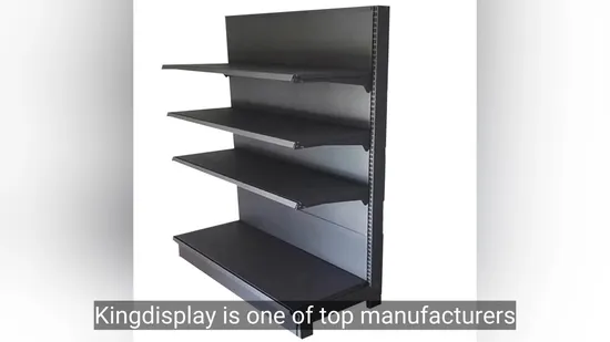 Metal Multiple Functions Double Sided Durable Gondola Shelving
