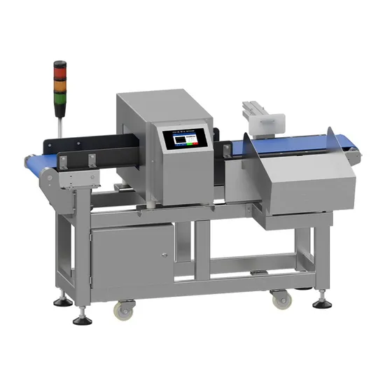 Automatic Industrial Production Conveyor Tunnel Safety Reject Rejection Function Food New High Accuracy Touch Screen Detection Factory Equipment Metal Detector 