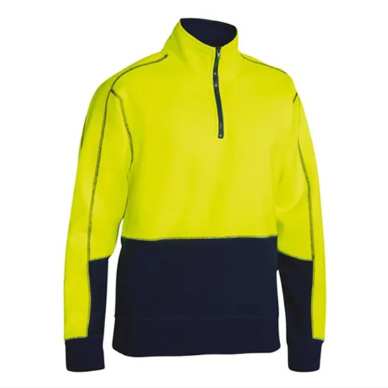 Hi Vis Yellow High Visibility Hoodie Breathable Construction Reflective Safety Fr Hoodies 