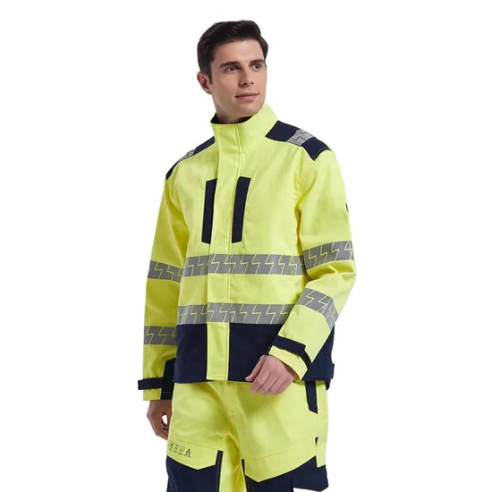 Customized Clothing Factory Direct Hivis Color Flame Retardant Safety Fr Jacket 