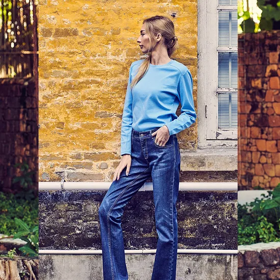 Factory Supply Fire Resistant Stretch Jeans Clothing Fr Women Pants Workwear 