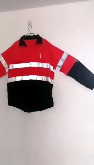 Work Clothes Fr Cotton Industrial Fireproof Fire Safety Boiler Suit 