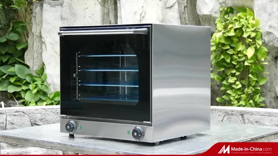 CE Certified Bakery Equipment 62L Capacity Commercial Countertop Electric Convection Toaster Baking Oven with 4 Pan with Steaming Function At39 H90 (YSD