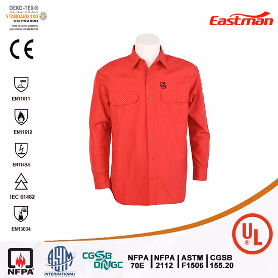 Nfpa 2112 Flame Resistant Fr Jacket with Reflective Tapes