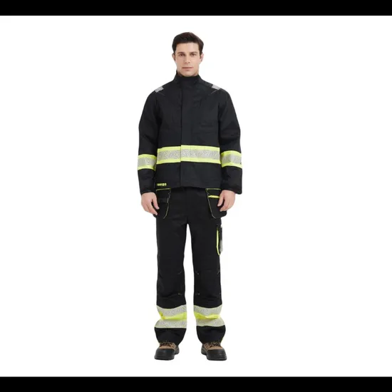 High Visibility Customized Workwear Flame Resistant Clothes Men′s Safety Fr Jacket 